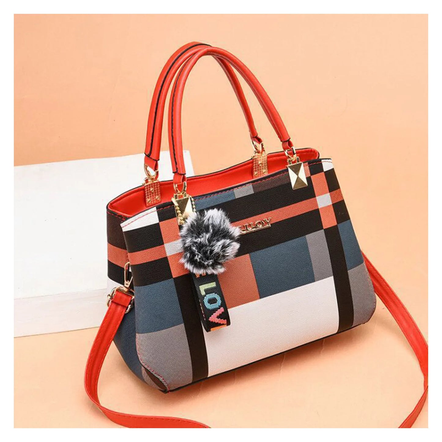 Elegant Fashionable Designer Handbags PU Leather Crossbody Shoulder Bag Top-Hand Tote Bag