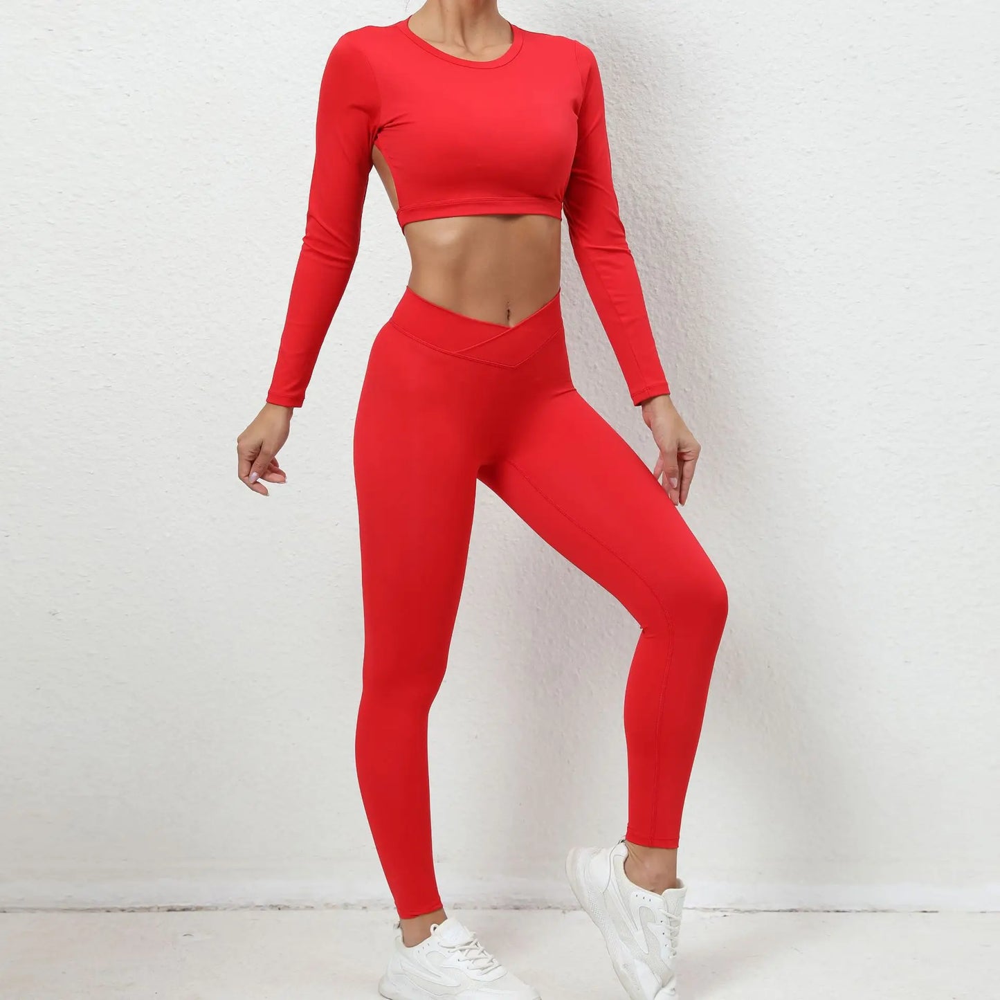 2PCS Activewear Workout Running Tracksuit
