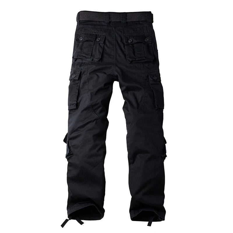 Camo Cargo Pants Outdoor Multi-Pocket Ripstop Jeans
