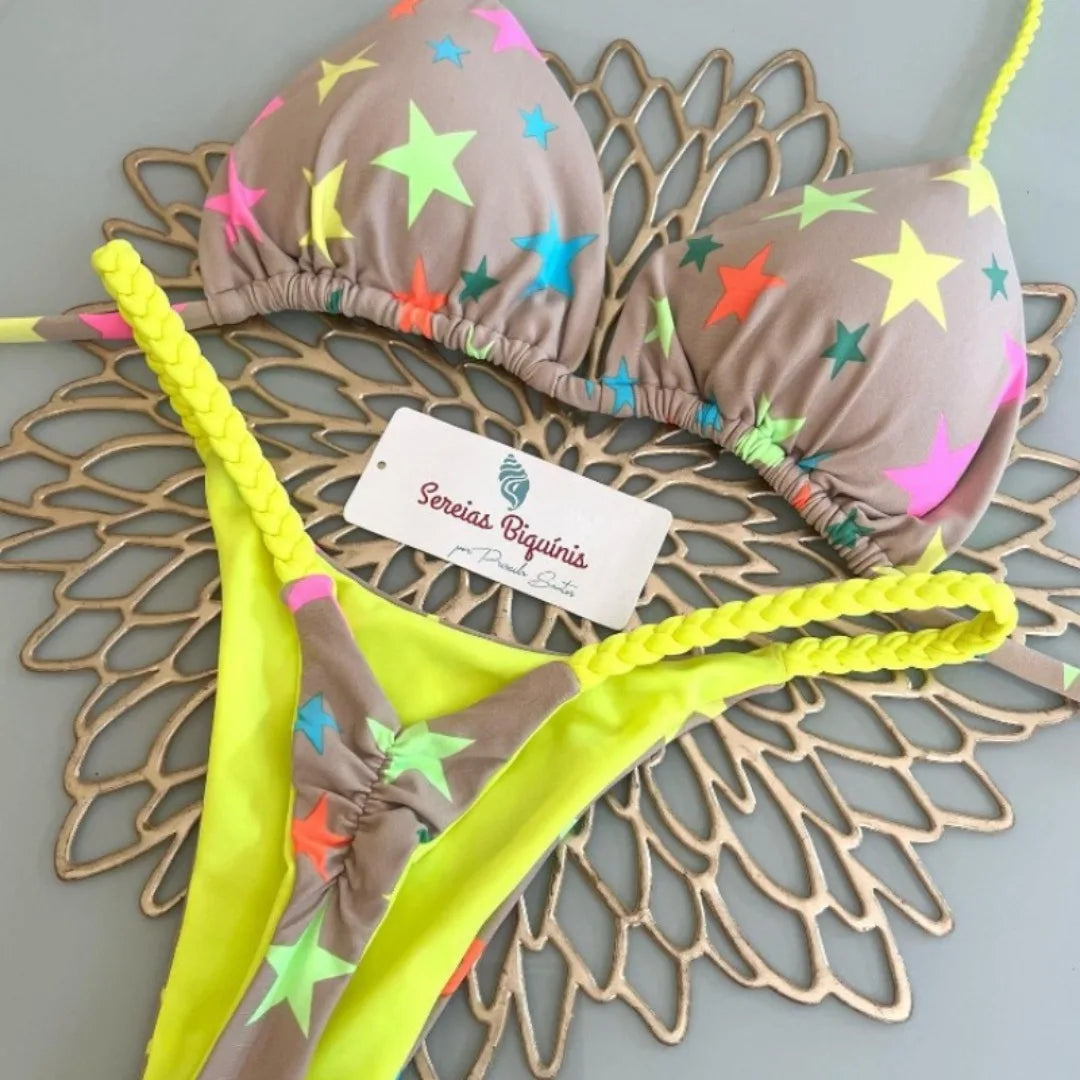 Stylish Women Bikini Beachwear 2PCS Set