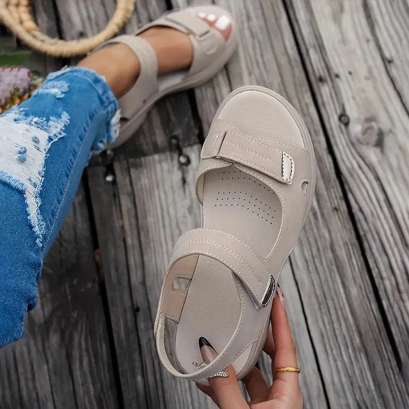 Summer Wedge Sandals for Women 2025 New Fashion Soft Ladies Shoes