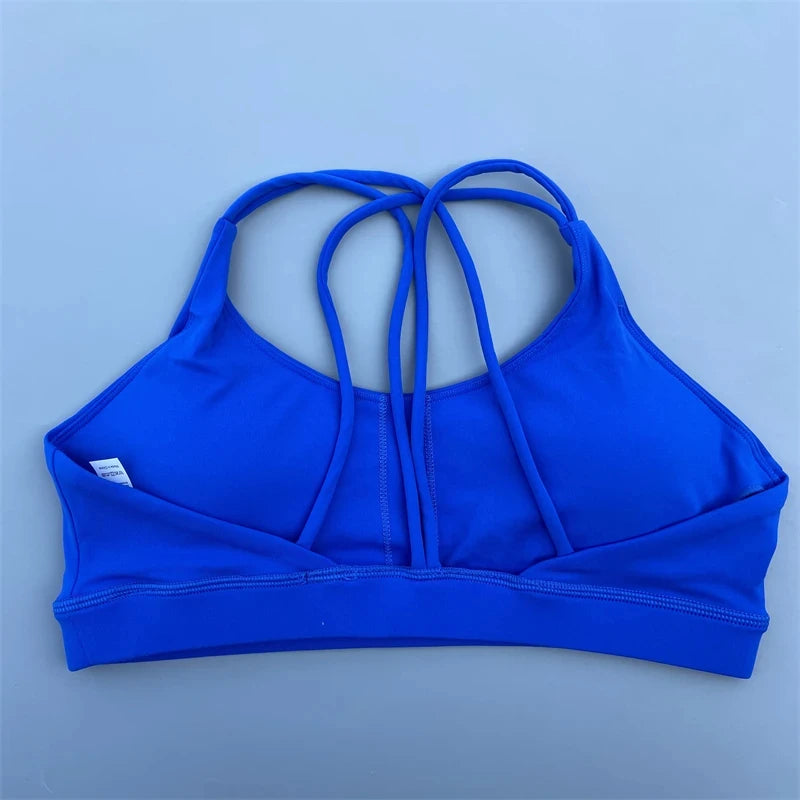 Solid Color Soft High Strength Women Fitness Bra Tight