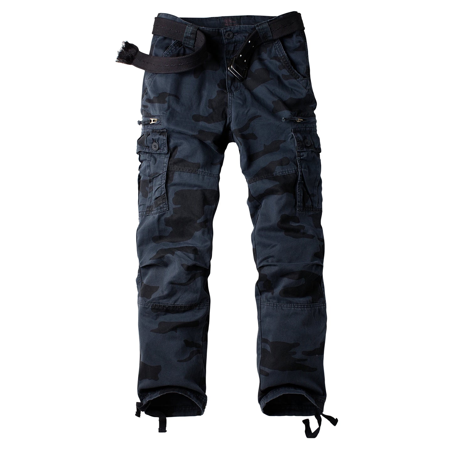 Camo Cargo Pants Outdoor Multi-Pocket Ripstop Jeans