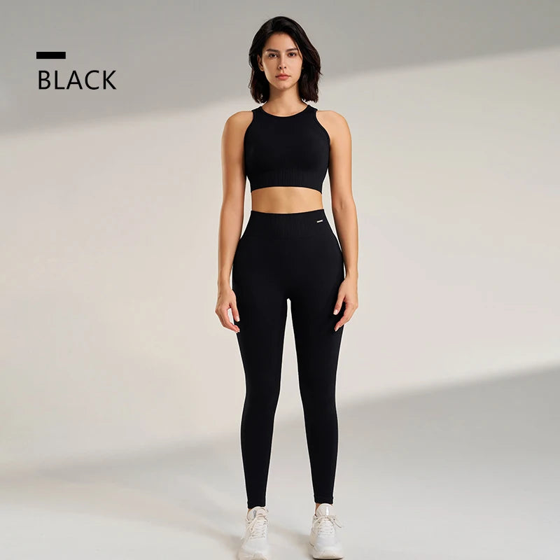 2PCS Women's Yoga High Waisted Leggings